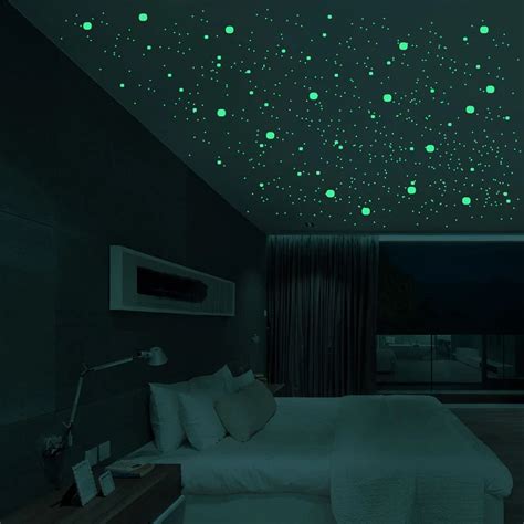 glow in the dark stars for ceiling|glowing sticker on ceilings.